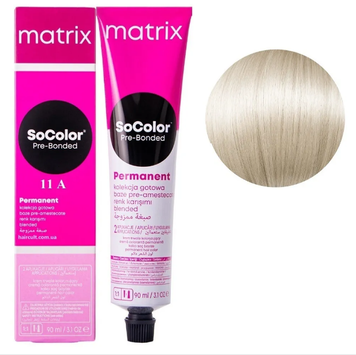 Крем-фарба Matrix SoColor Pre-Bonded Cream №11A Ультра світлий блондин попелястий 90 мл 00-00026502 фото