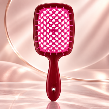 Щетка для волос Janeke Superbrush Бордово-фиолетовая 00-00026008 фото