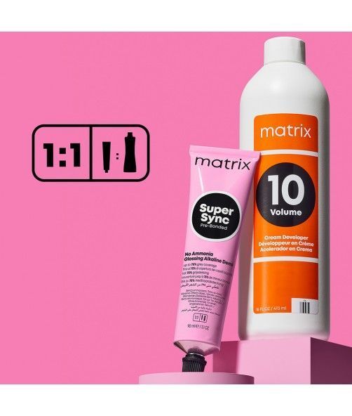 Крем-фарба безаміачна Matrix Super Sync Pre-Bonded №6M Dark mocha blonde 90 мл 00-00024979 фото