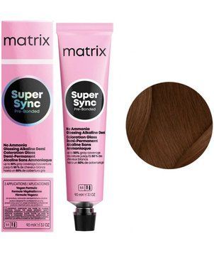 Крем-фарба безаміачна Matrix Super Sync Pre-Bonded №6N Dark blond natural 90 мл 00-00024980 фото