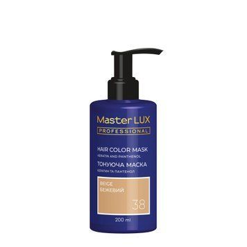 Маска тонирующая для волос Master LUX Professional Hair Color Mask №38 Beige 200 мл 00-00024052 фото