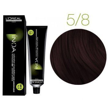 Крем-фарба для волосся Loreal Professionnel INOA 5/8 Світлий шатен мокко 60 мл 00-00004702 фото