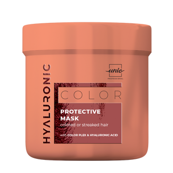 Маска для захисту фарбованого та мелірованого волосся Unic Color Hyaloronic 500 мл 00-00024334 фото
