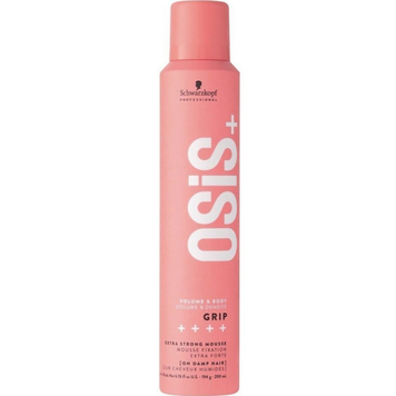Мусс для волос ультрасильной фиксации Schwarzkopf Osis+ 4 Grip Volume Extreme Hold Mousse 200 мл 00-00026434 фото