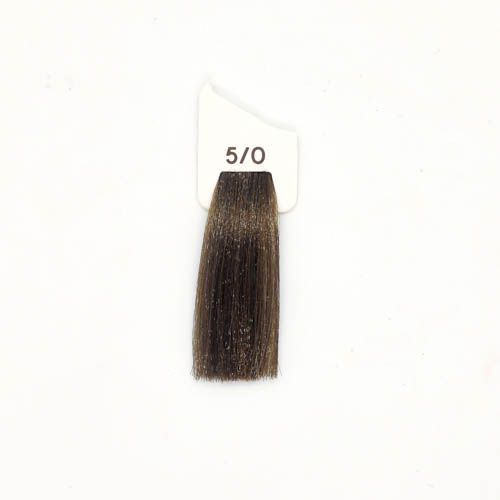 Крем-фарба аміачна для волосся Inebrya Сolor №5/0 Light Chestnut 100 мл 00-00021432 фото