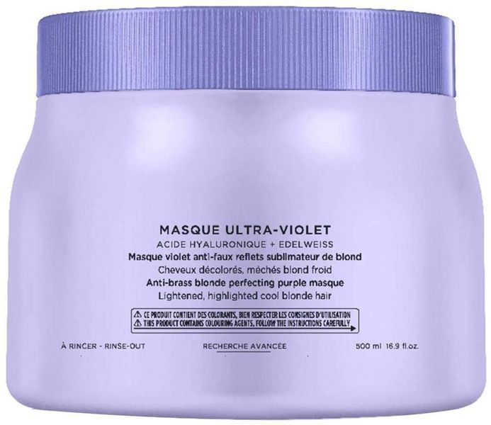 Маска проти жовтизни волосся Kerastase Blond Absolu Ultra-Violet 500 мл 00-00020187 фото