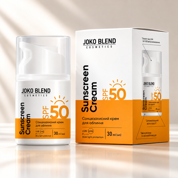 Крем сонцезахисний для обличчя Joko Blend SPF 50 30 мл 00-00024469 фото